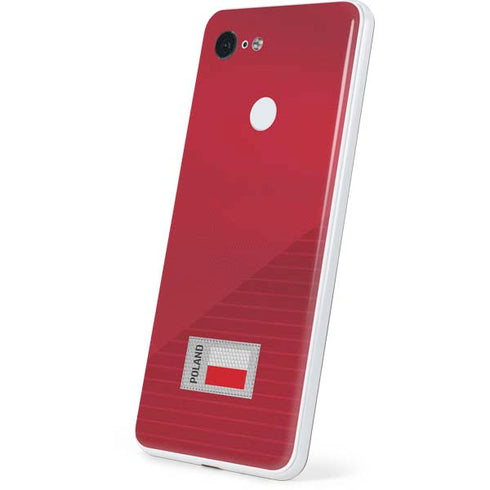 Poland Soccer Flag Google Pixel 3 Skin